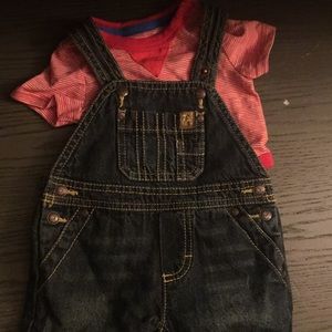 Genuine baby by Oshkosh NB overall set